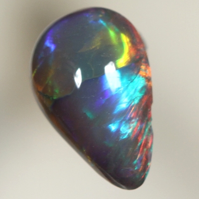 SOLID BLACK OPAL Very bright rolling flashes always